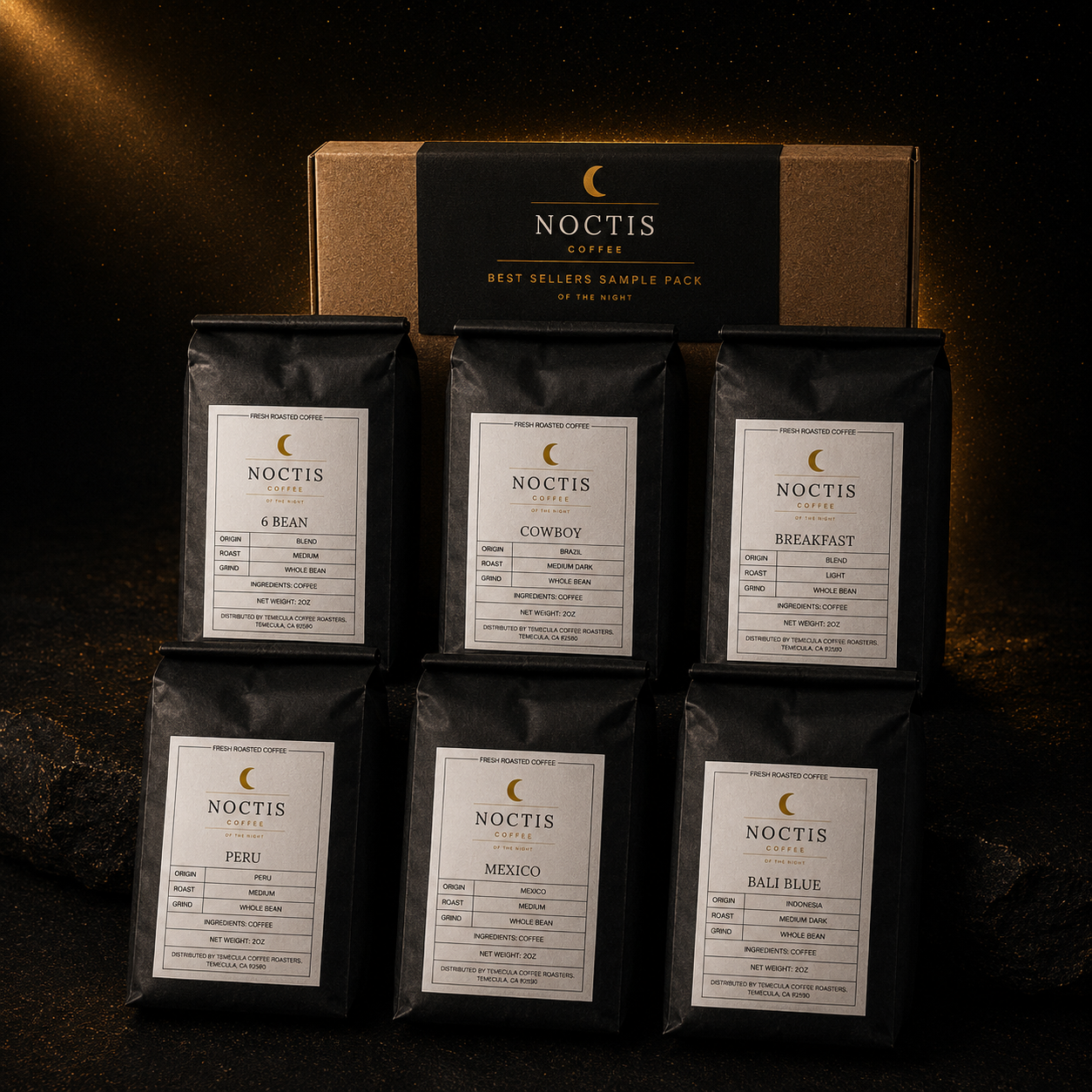 Best sellers coffee sample pack — Noctis Coffee